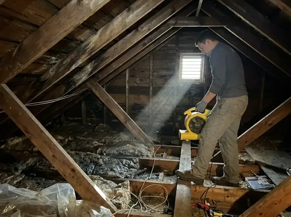 attic-water-damage-drying-proc-007 — frequently asked questions, Emergency Water Extraction & 24/7 Flood Response in Ridgecr…